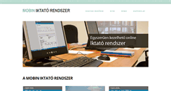 Desktop Screenshot of mobin.hu
